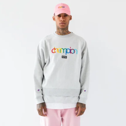 Kith x Champion Double Logo Crewneck